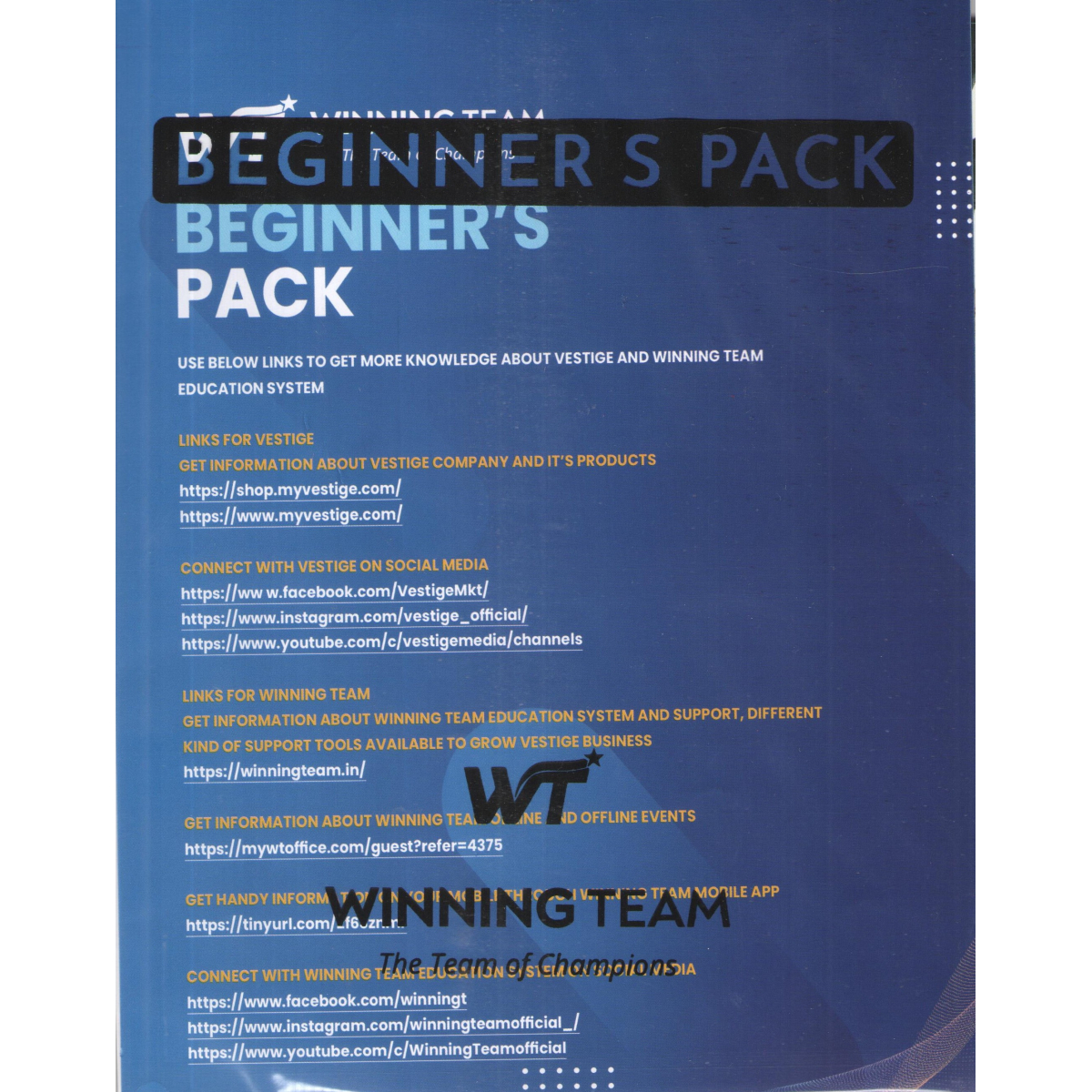 Beginners Pack English